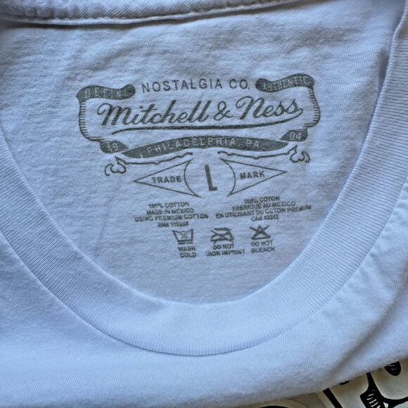 Mitchell & Ness NBA Los Angeles Lakers Doodle White T-Shirt Adult Mens L Large - Picture 2 of 9